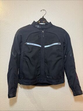 Woman’s Black Textile Motorcycle Jacket